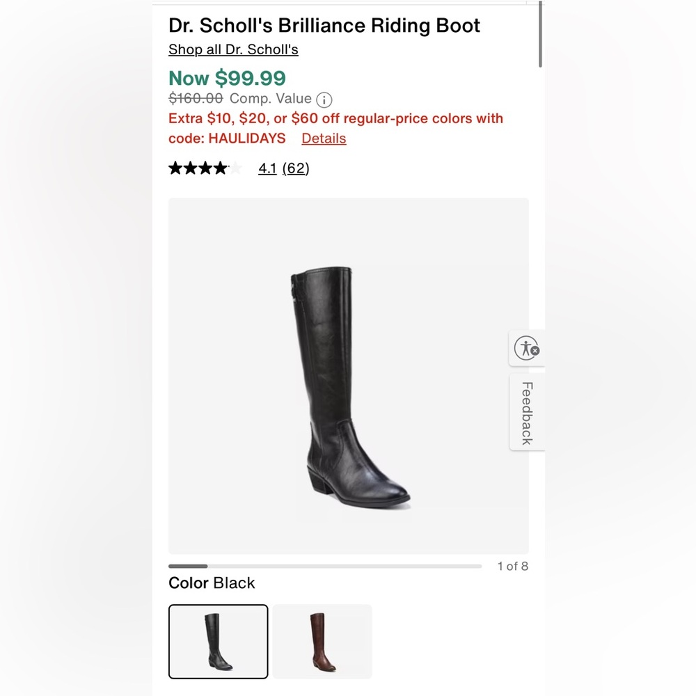 Dr. Scholls Brilliance Riding Boots. View 2